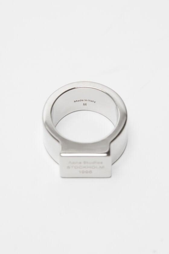 Logo engraved signet ring Product Image