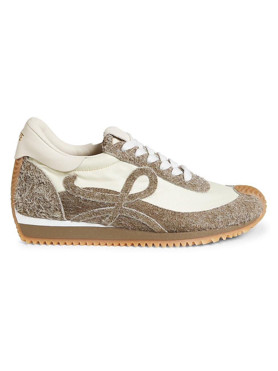 Womens Flow Brushed Suede Runner Sneakers Product Image