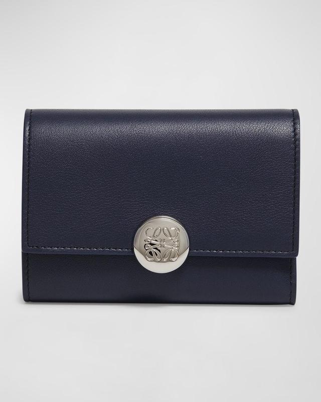 Small Pebble Leather Trifold Wallet Product Image