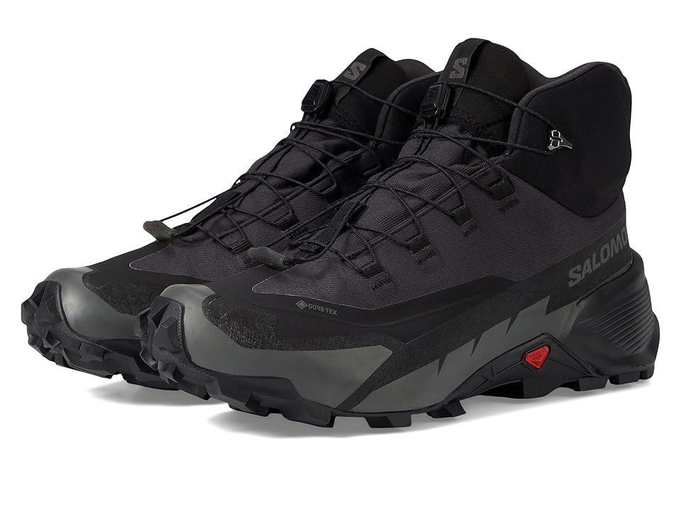 Salomon Cross Hike Mid GTX 2 Black/Magnet) Men's Shoes Product Image