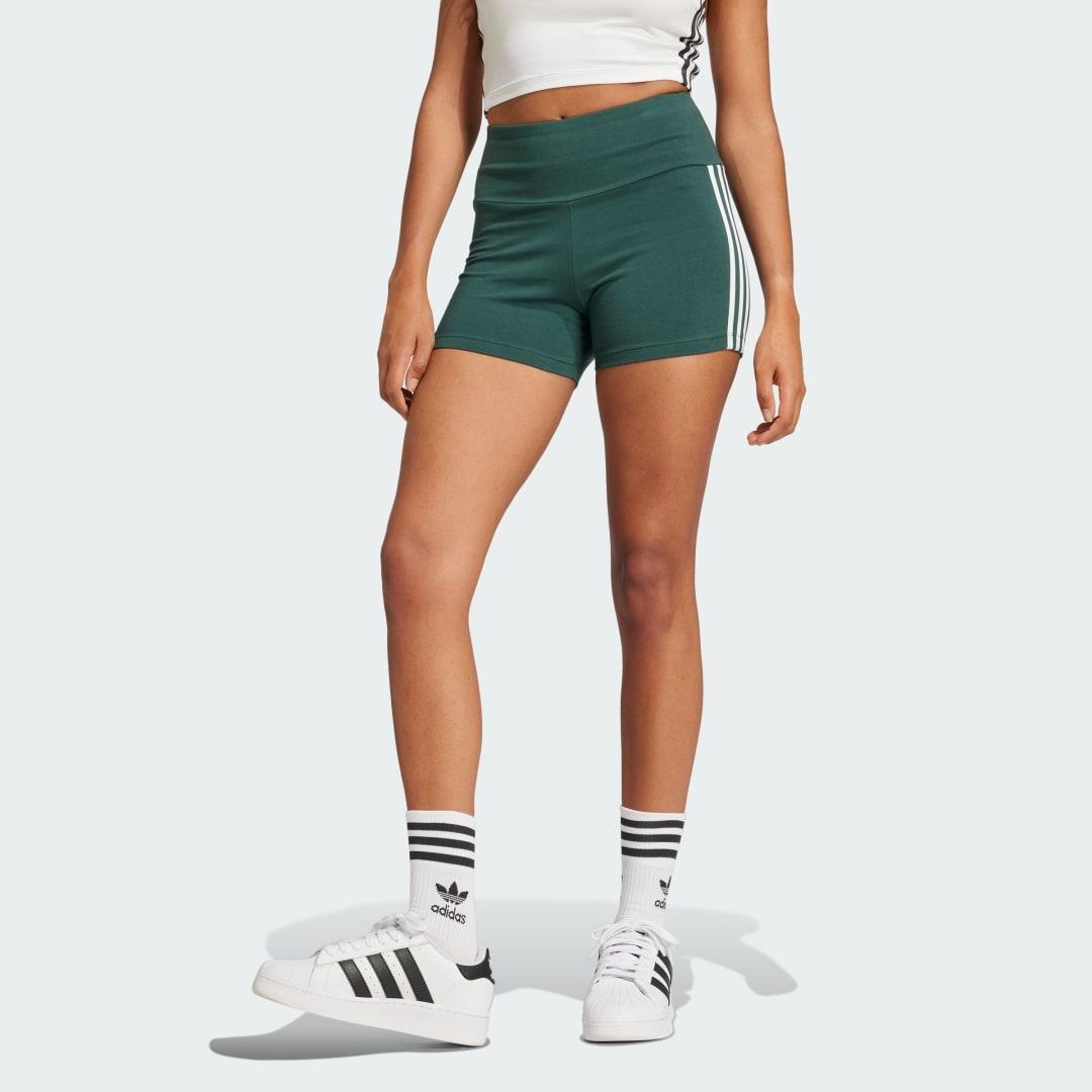 adidas Originals Womens adidas Originals 3 Stripe Booty Shorts - Womens Better Scarlet/White Product Image