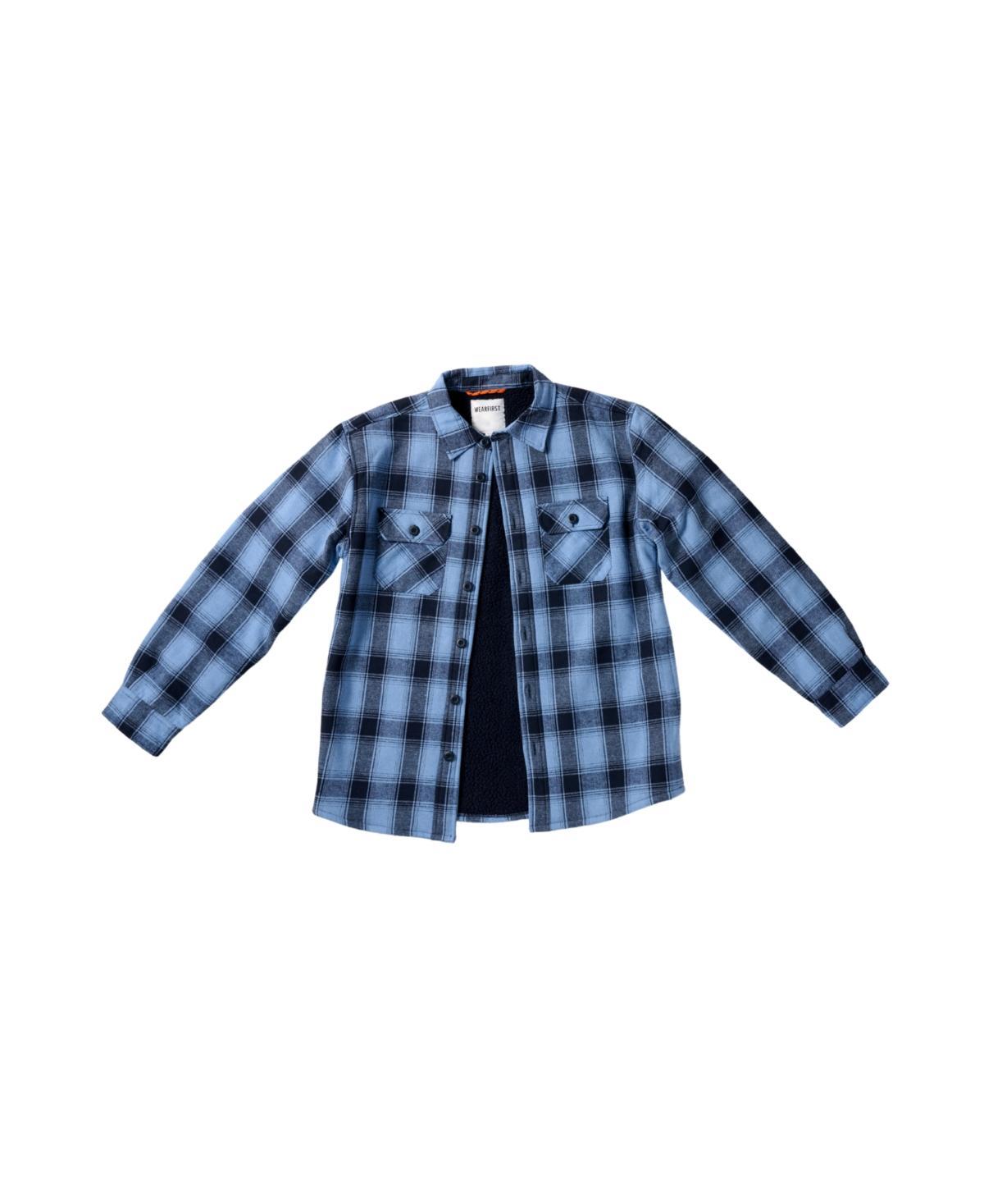 Expedition Sherpa Fleece Lined Mens Flannel Jacket Product Image