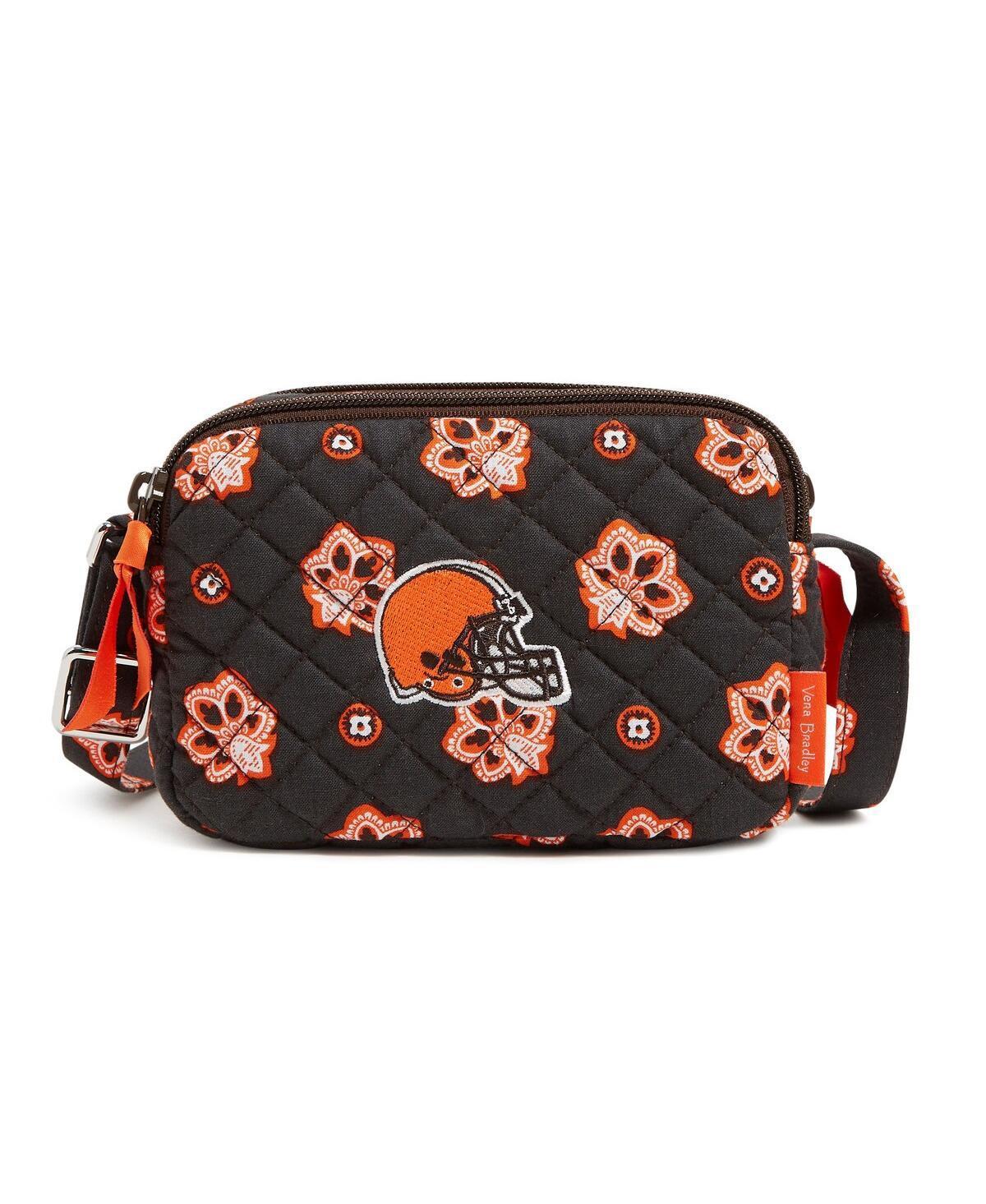 Womens Vera Bradley Cleveland Browns Small Stadium Crossbody Bag Product Image