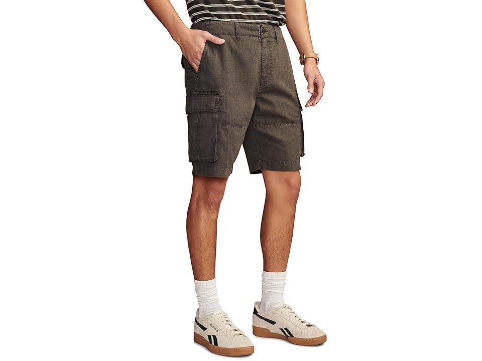 Lucky Brand 9 Ripstop Cargo Short (Raven) Men's Shorts Product Image