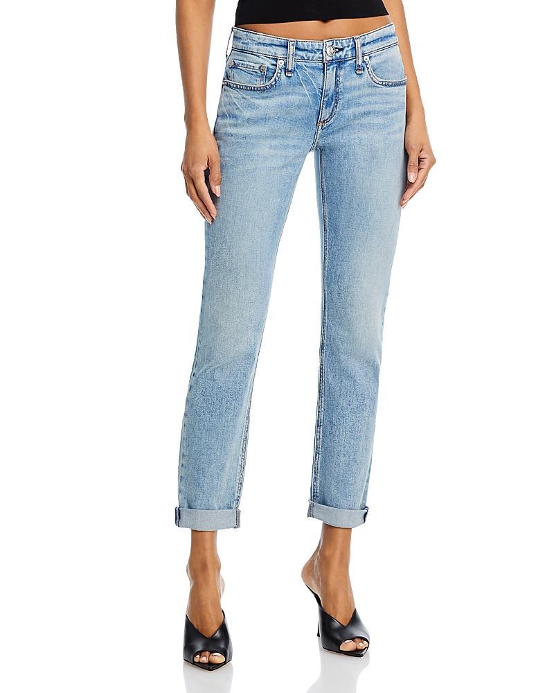 Womens Dre Low-Rise Slim Boyfriend Jeans Product Image