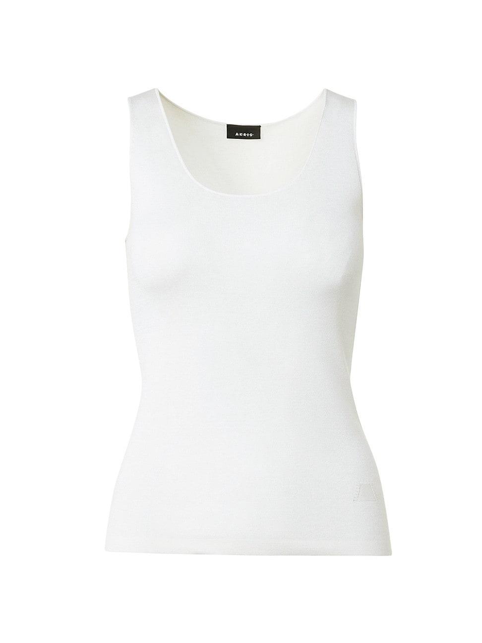 Womens Stretch Silk Jersey Tank Top Product Image