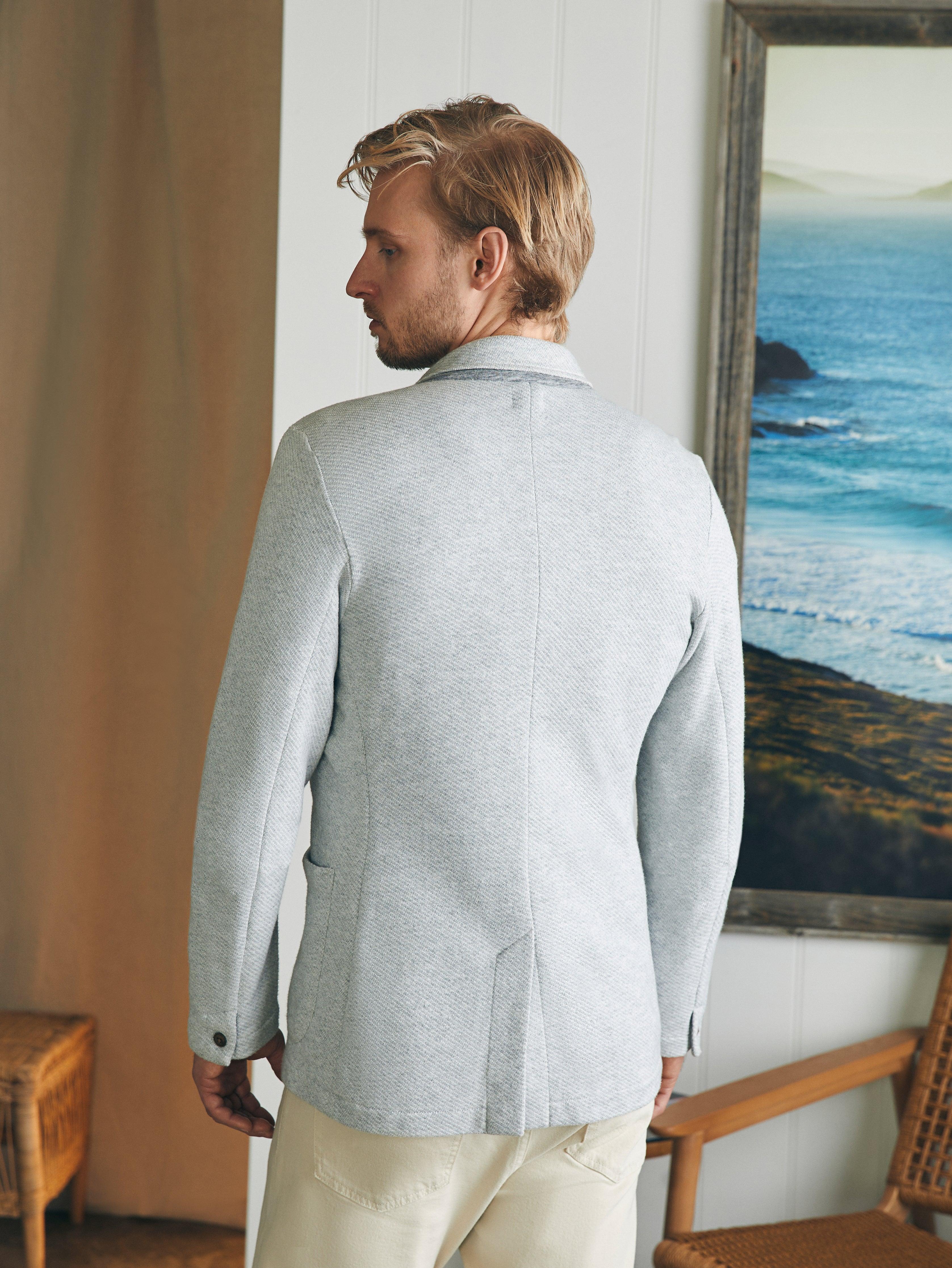 Inlet Knit Blazer - Heather Grey Male Product Image