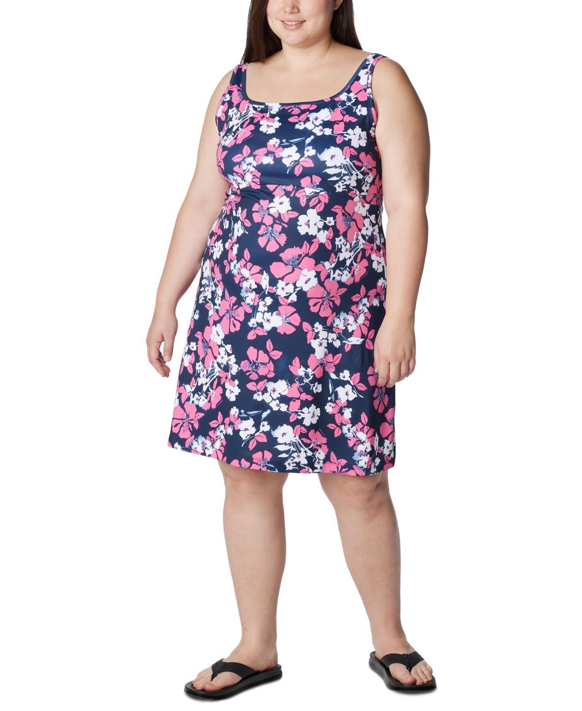 Columbia Pfg Plus Size Active Printed Freezer Iii Dress Product Image