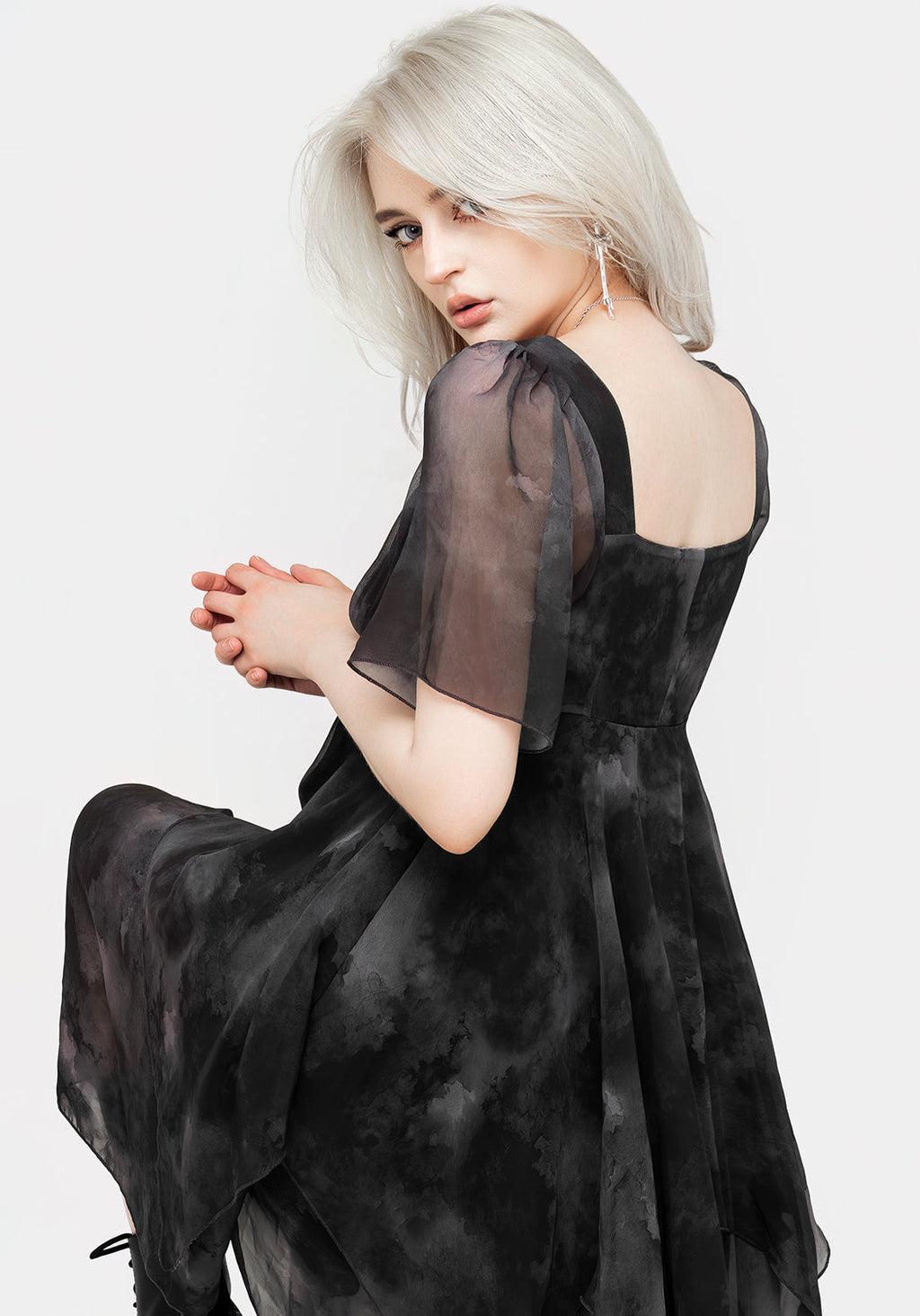 Tempest Layered Midi Dress Product Image