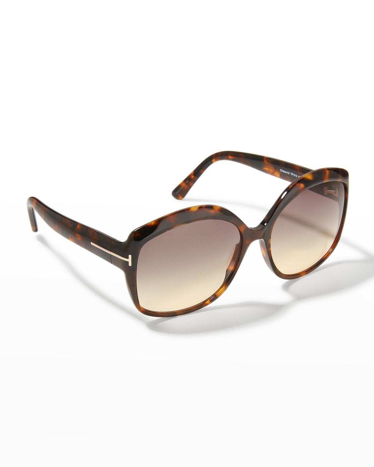 Chiara Round Acetate Sunglasses Product Image