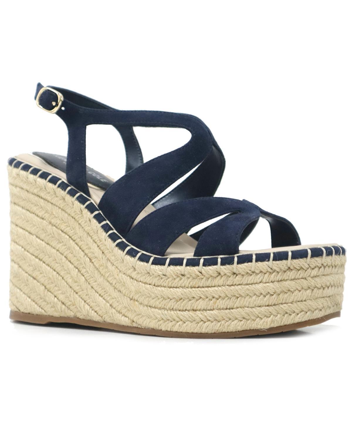 Kenneth Cole New York Womens Solace Espadrille Platform Wedge Sandals Product Image