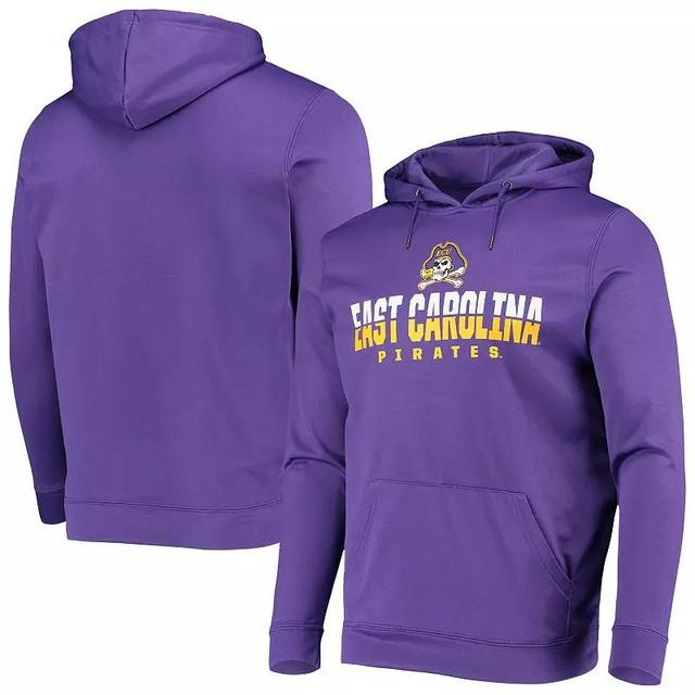 Mens Colosseum Purple ECU Pirates Lantern Pullover Hoodie Product Image