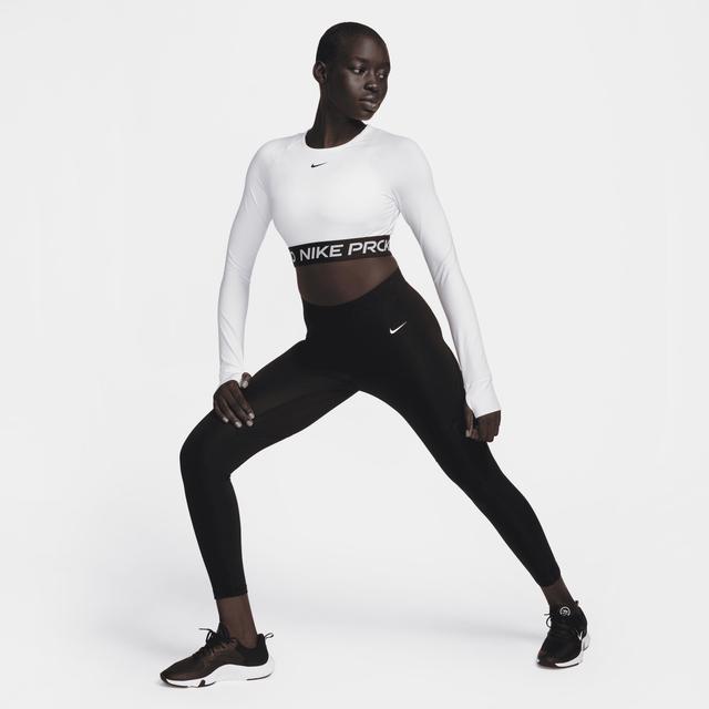 Women's Nike Pro 365 Dri-FIT Cropped Long-Sleeve Top Product Image