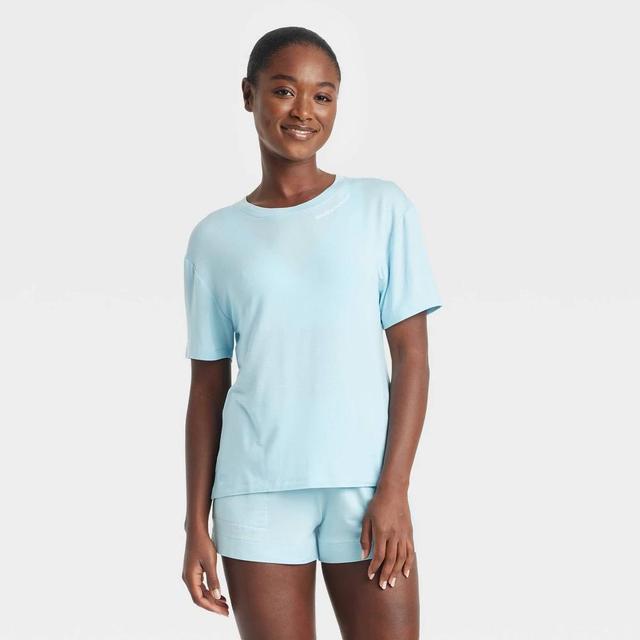 Womens Cloud Knit Pajama T-Shirt - Auden Blue Product Image