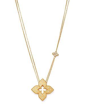 Womens Venetian Princess 18K Yellow Gold & Diamond Pendant Dual-Chain Necklace Product Image