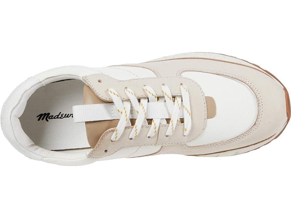 Madewell Kickoff Trainer Sneakers in Neutral Colorblock Leather Antique Cream Multi 5 Product Image