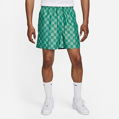 Nike Mens Nike Club Flow Shorts - Mens White/Black Product Image