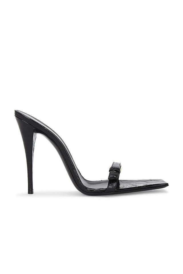 Saint Laurent Lee Mule Sandal in Black Product Image