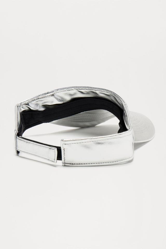 Tanning Season Visor - Silver Product Image