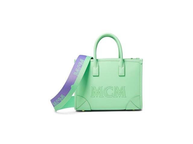 MCM Leather Tote Mini (Summer ) Tote Handbags Product Image