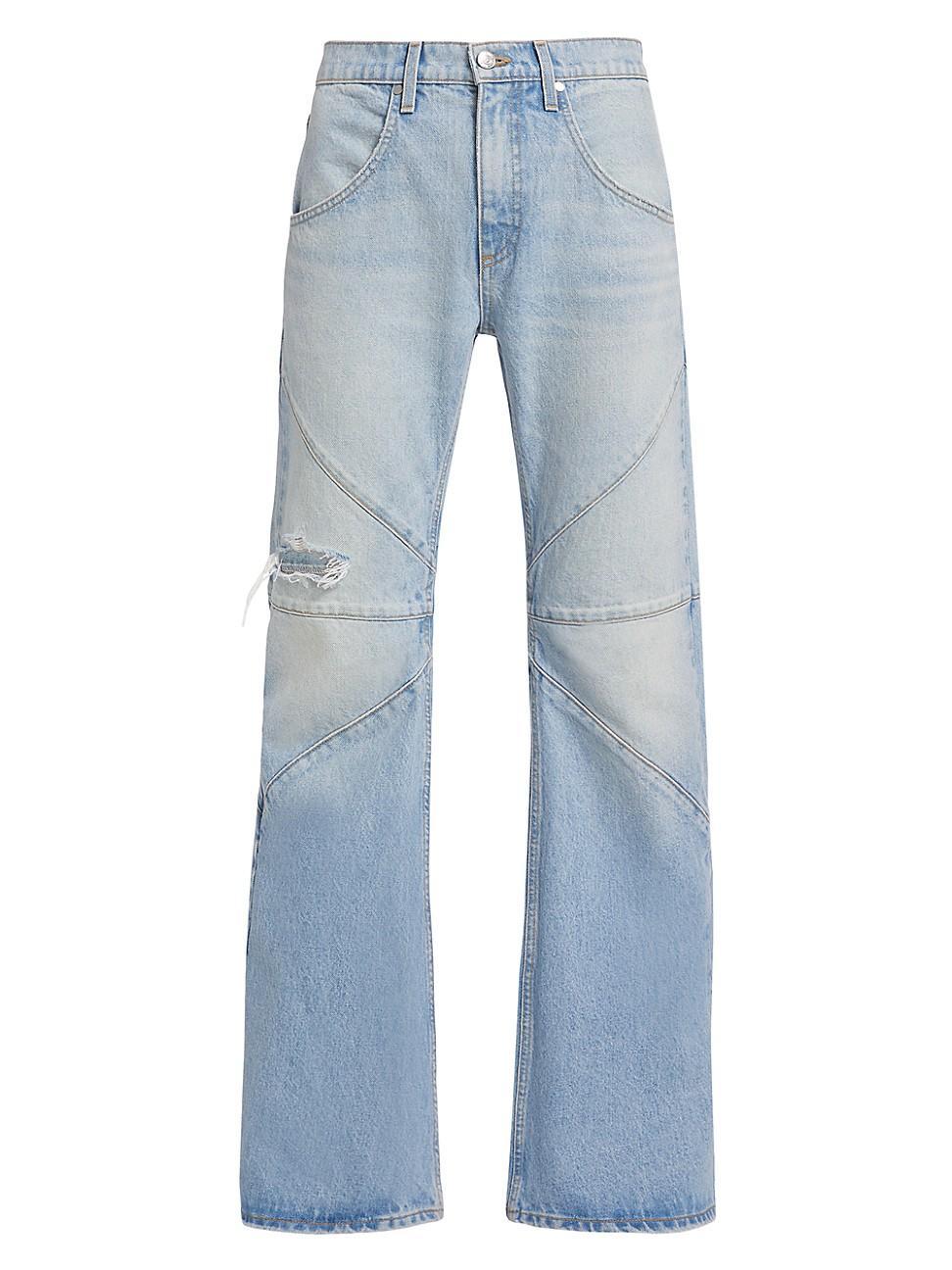 Womens Bowie Flared Seamed Jeans Product Image