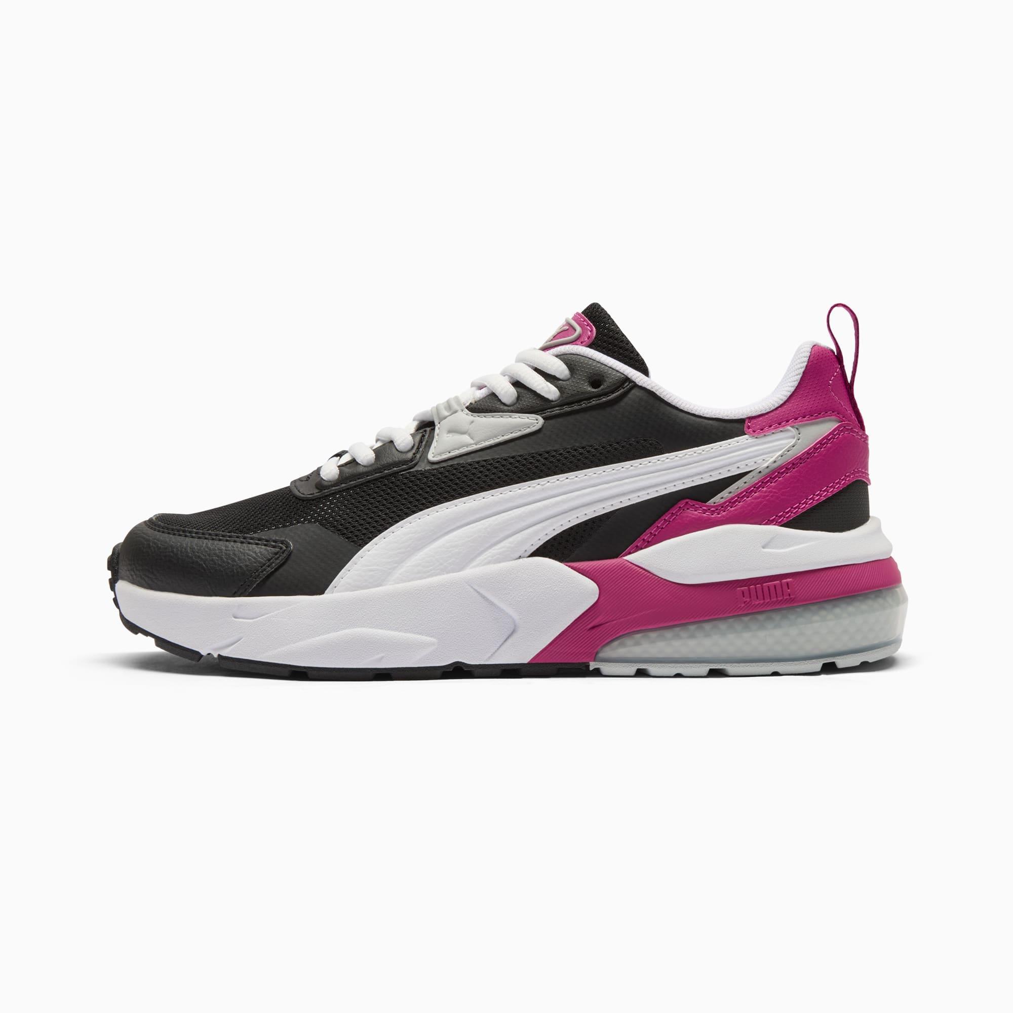 PUMA Vis2K Women's Sneaker in Black/White/Magenta Gleam Product Image