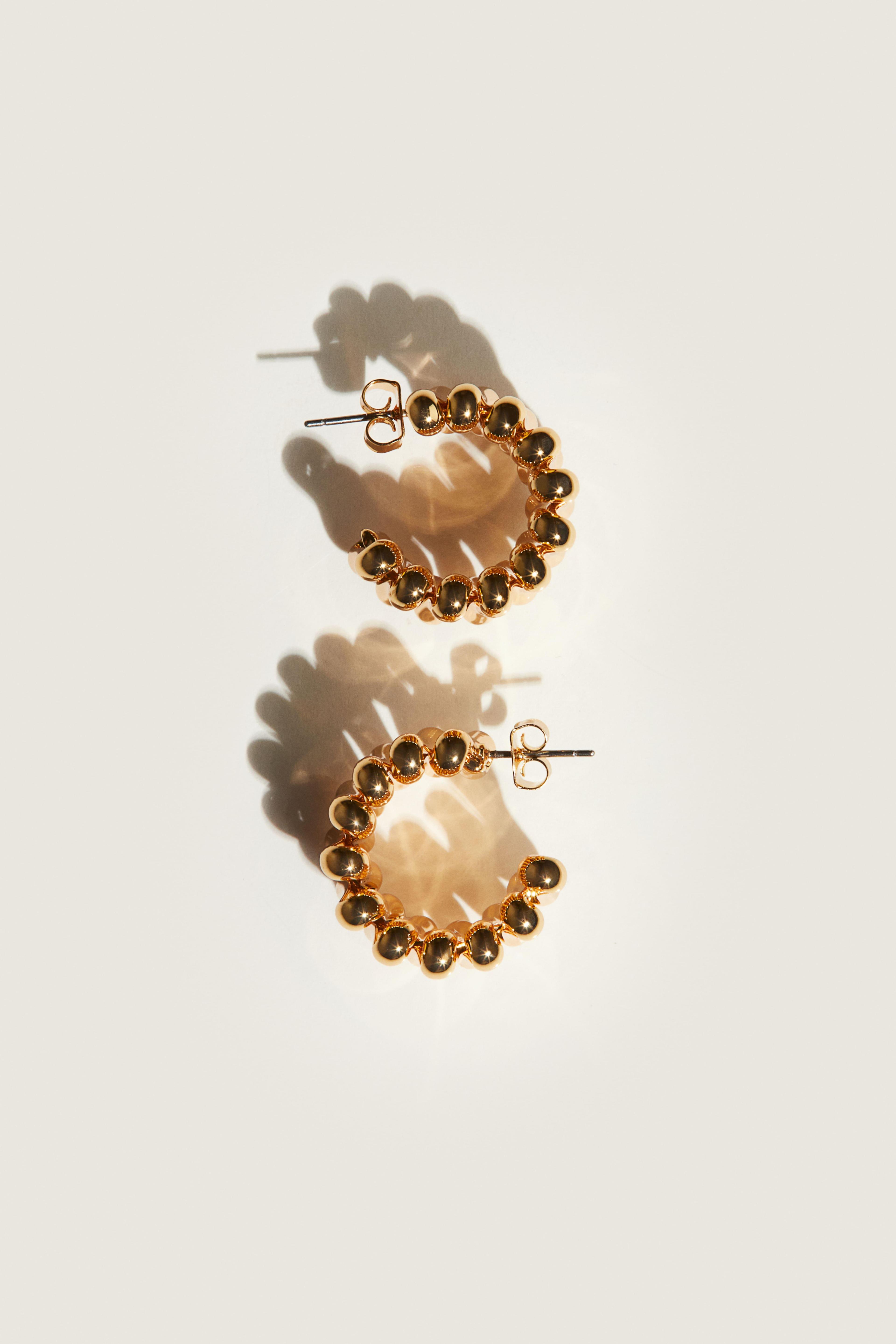 Gold-plated Hoop Earrings product image