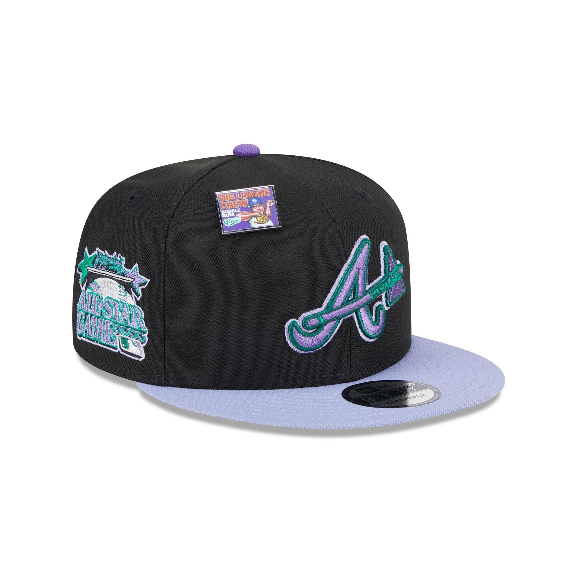 Big League Chew X Atlanta Braves Grape 9FIFTY Snapback Hat Male Product Image