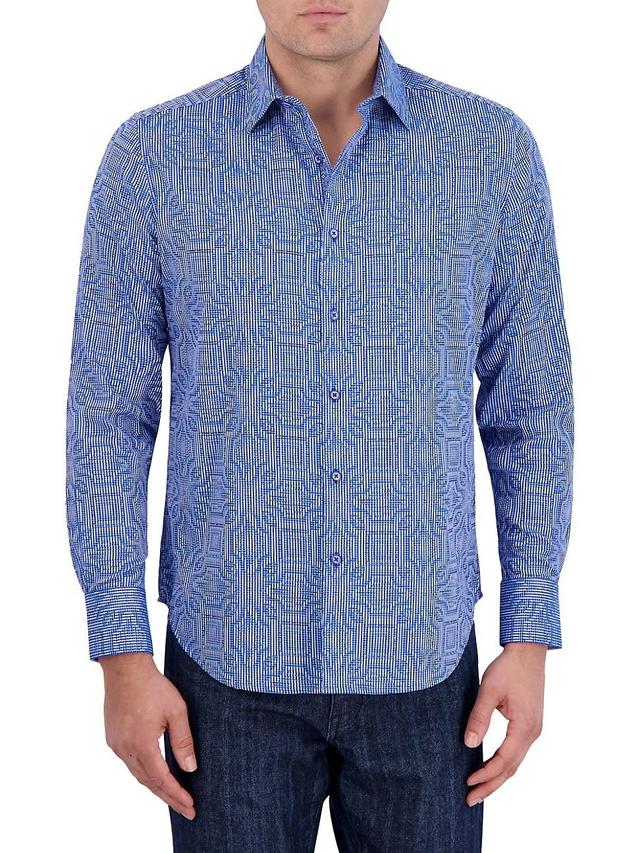 Mens Voyage Patterned Sport Shirt Product Image