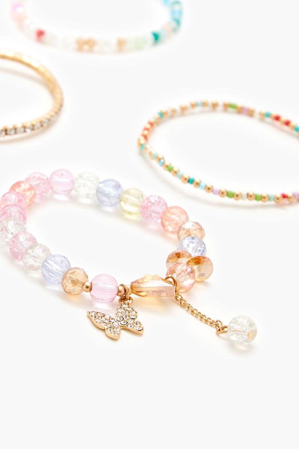 Beaded Stretch Bracelet Set | Forever 21 Product Image