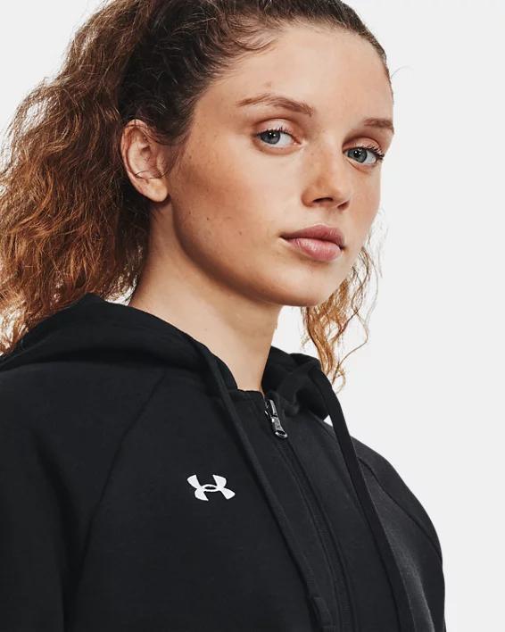 Women's UA Rival Fleece Full-Zip Hoodie Product Image