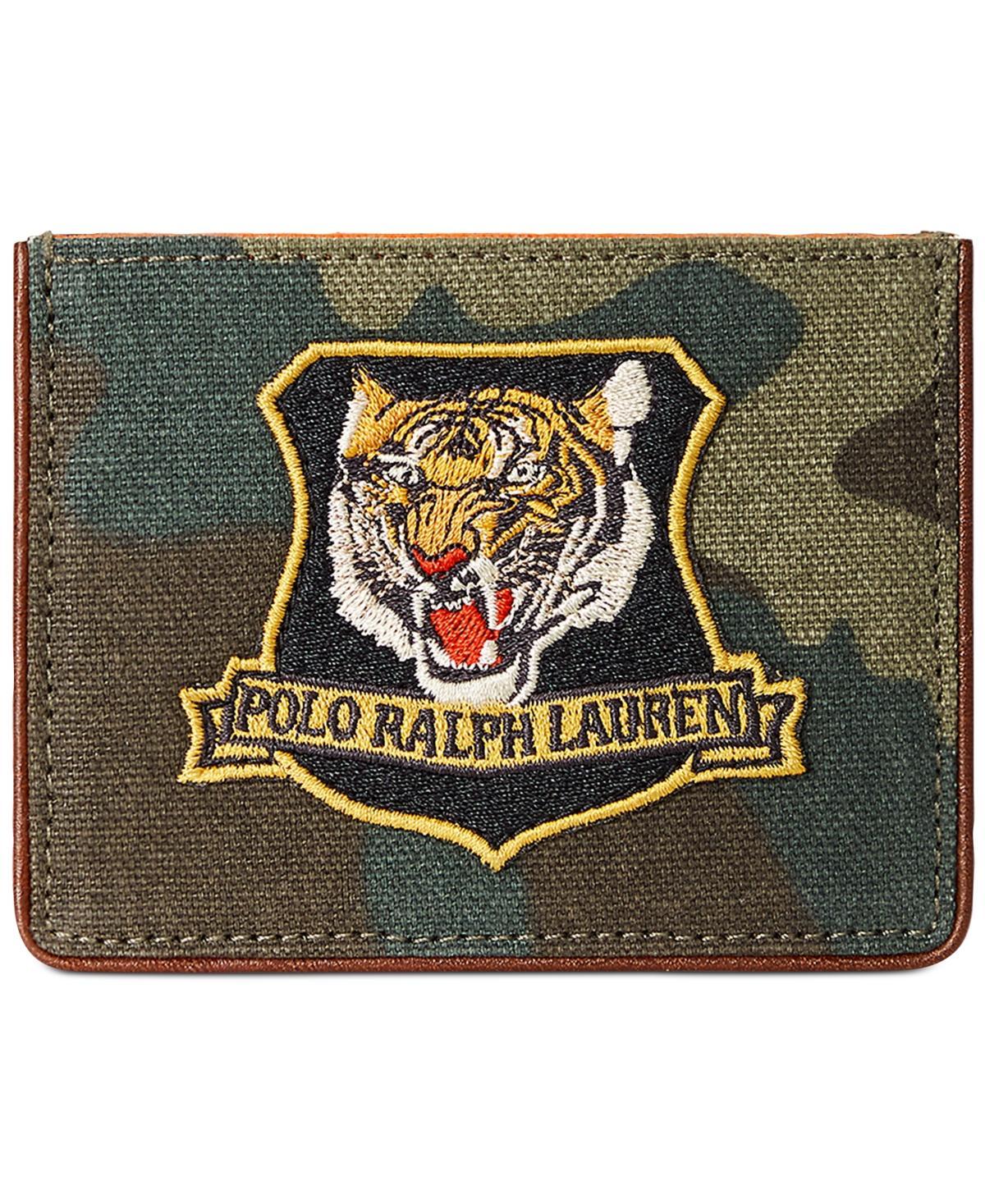 Polo Ralph Lauren Tiger Patch Camo Canvas Card Case Product Image