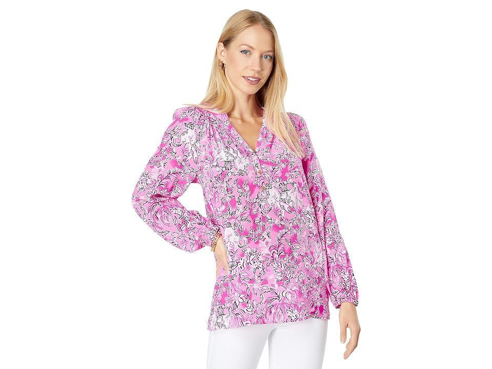 Lilly Pulitzer Elsa Top (Plumeria /Purposefully ) Women's Blouse Product Image