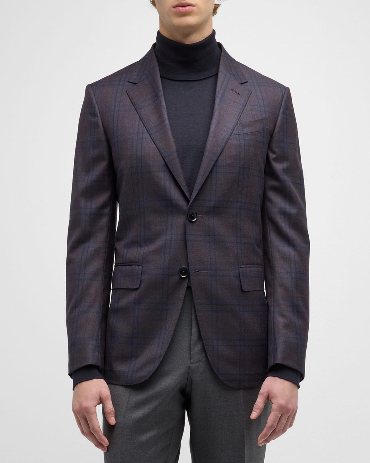 Mens Wool Plaid Sport Coat Product Image