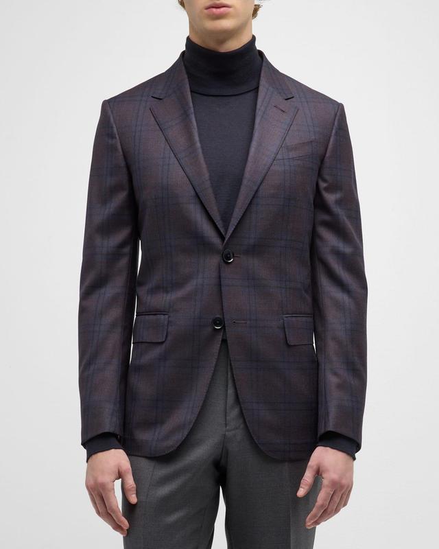 Mens Wool Plaid Sport Coat Product Image