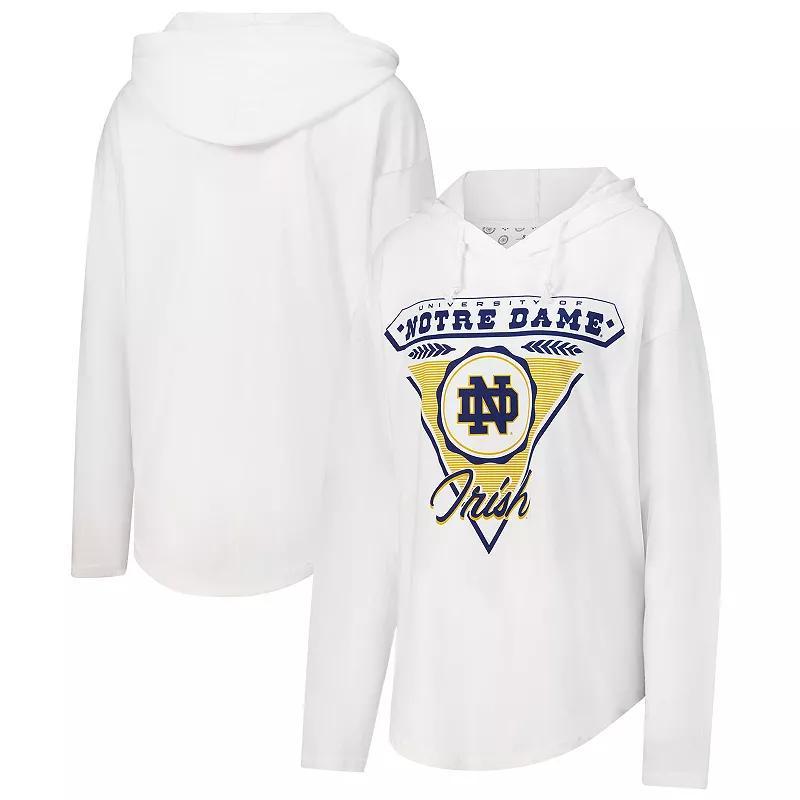 Womens Pressbox Notre Dame Fighting Irish San Bruno Hoodie Long Sleeve T-Shirt product image