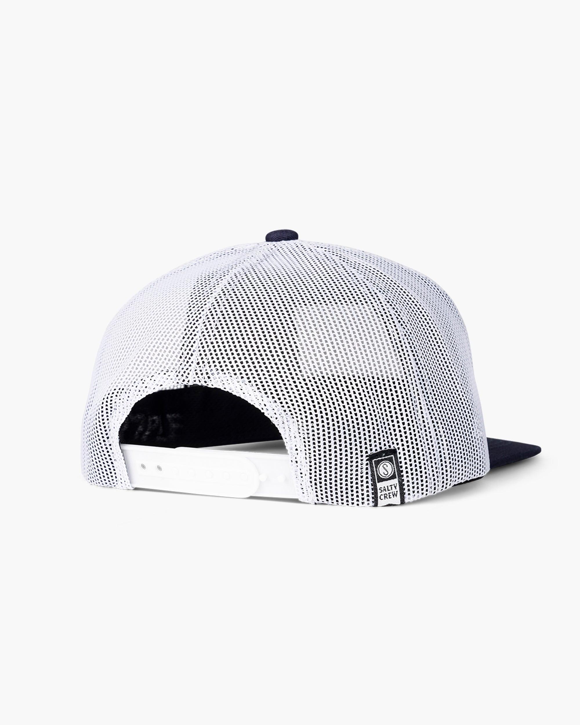 Angler Trucker Hat - Navy White Male Product Image