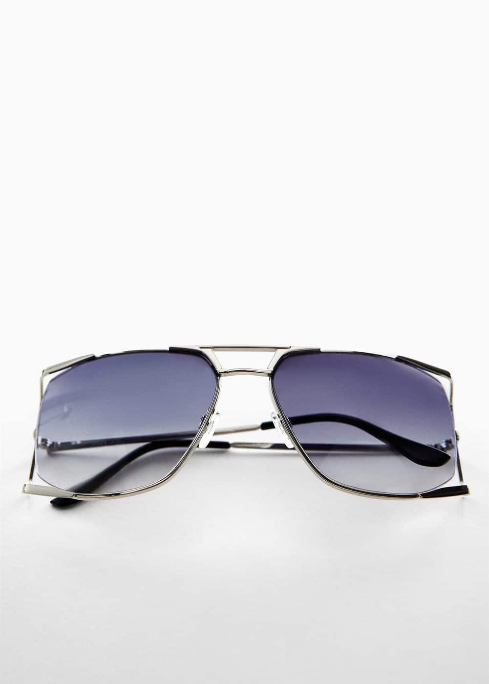 MANGO - Metallic frame sunglasses - One size - Women Product Image