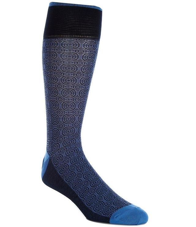 Johnston & Murphy Men's Circle Grid Socks Product Image