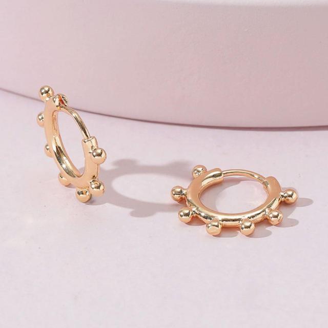 Oli Huggie Hoops Earrings Product Image