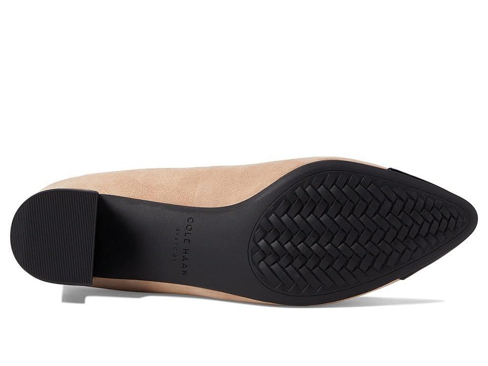 Cole Haan The Go-To Pump 45 mm (Brush Suede/Black) Women's Shoes Product Image