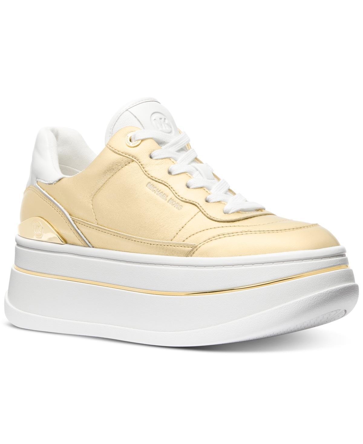 Michael Michael Kors Womens Hayes Empire Logo Lace-Up Platform Sneakers Product Image