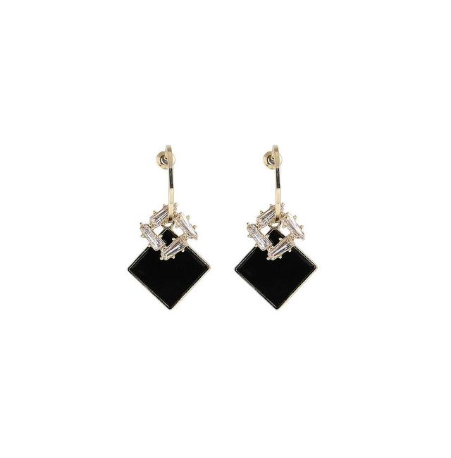 Sohi Womens Rhombus Drop Earrings Product Image