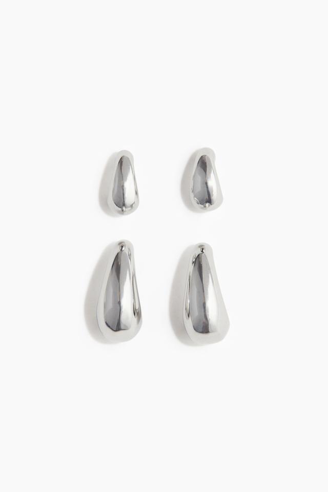 2 pairs Stainless Steel Earrings Product Image