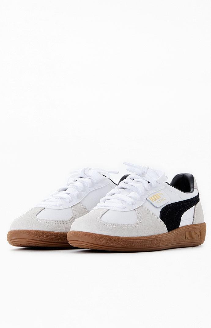 PUMA Womens Palermo - Shoes Black/White Product Image