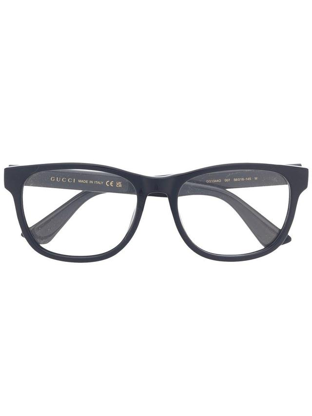 Square-frame Glasses In Blau Product Image