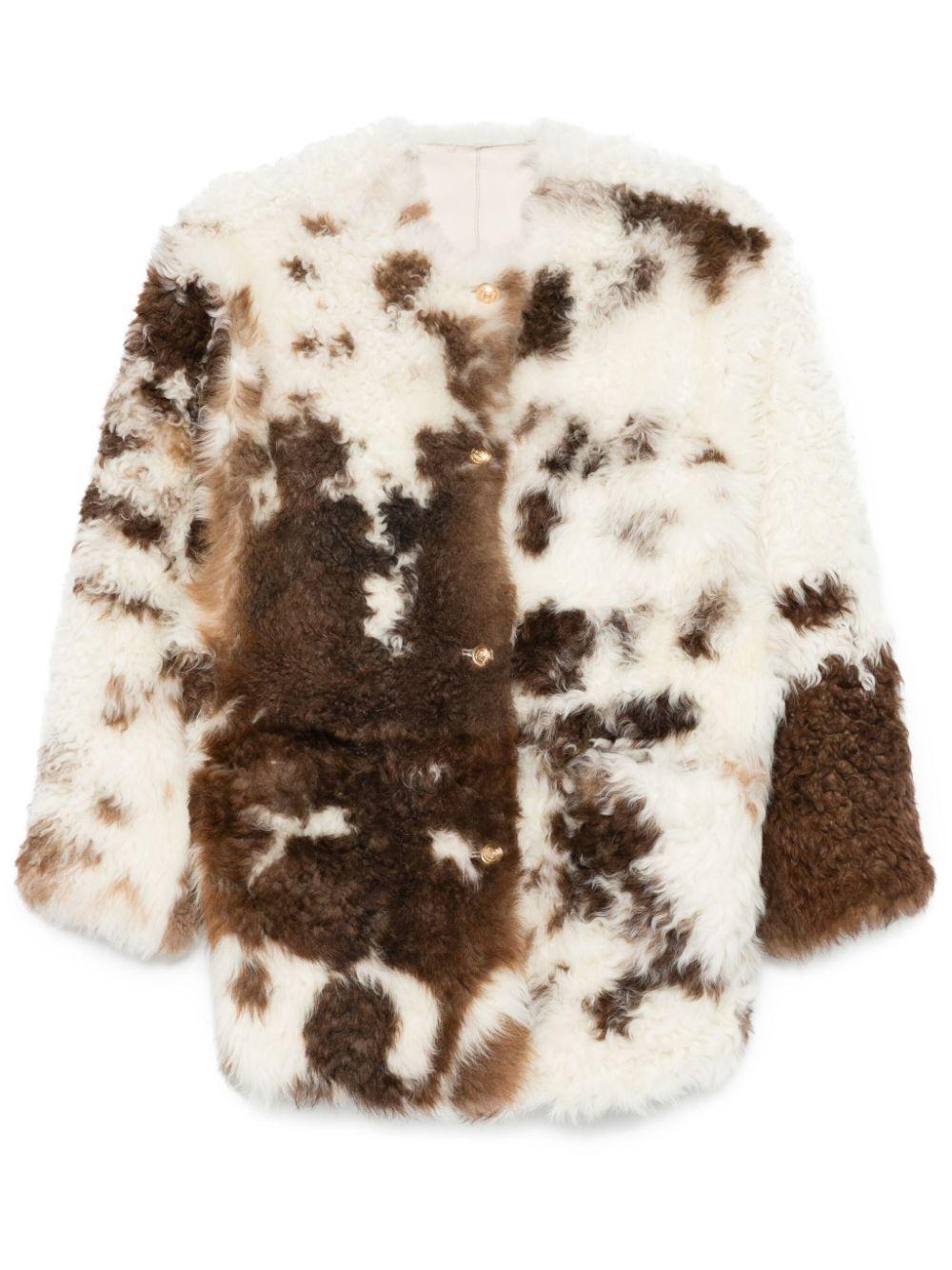 reversible shearling coat Product Image