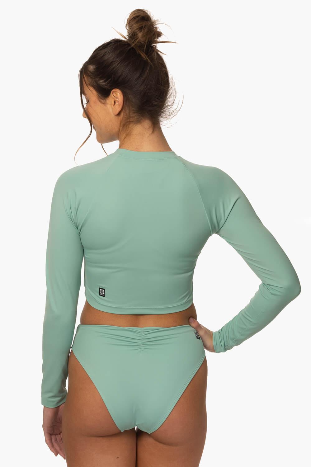 Moana Long Sleeved Crop Rashie - Newport Female Product Image