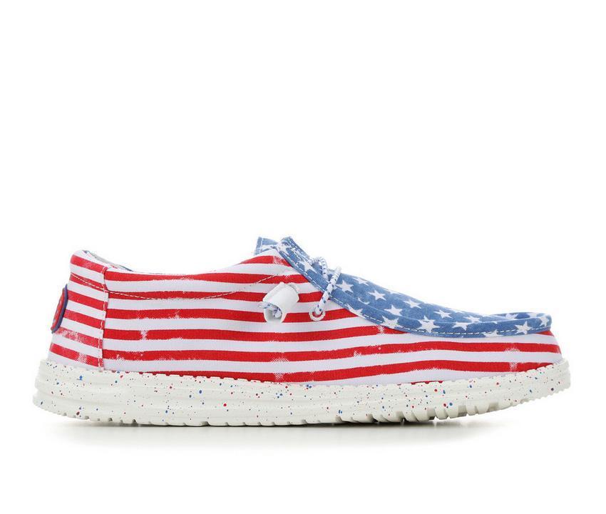 Men's HEYDUDE Wally Patriotic Casual Shoes Product Image