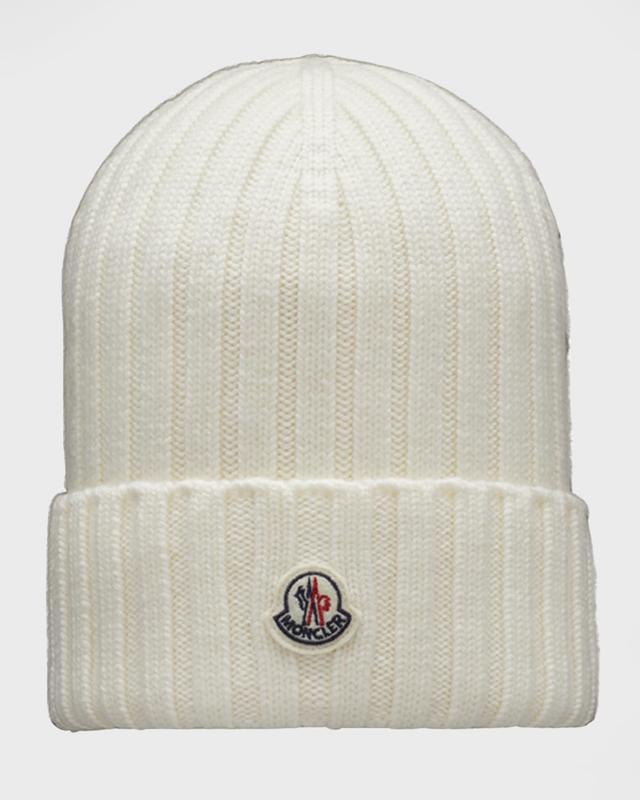 Wool Ribbed Beanie Product Image